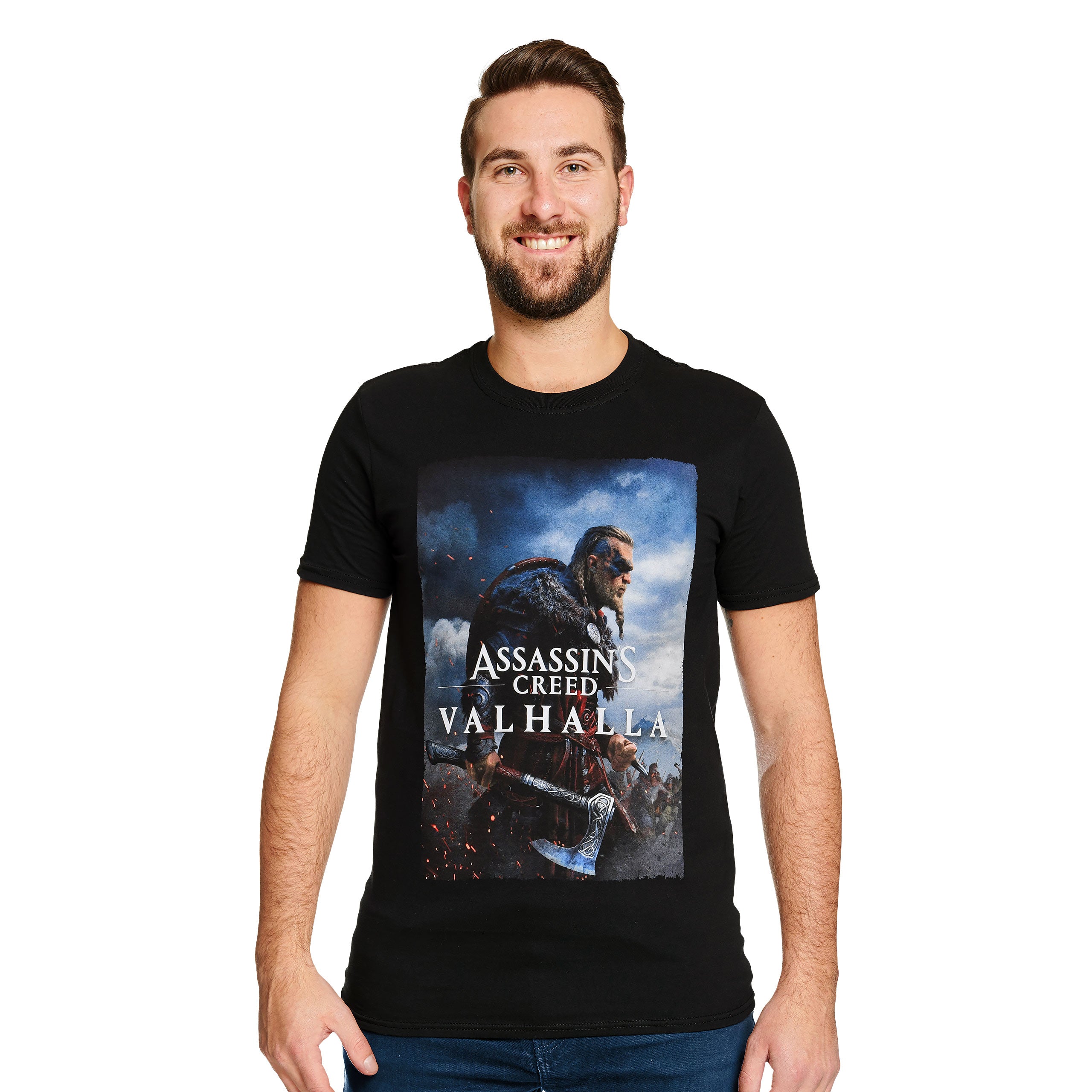 Zdjęcie produktu Eivor Valhalla T-Shirt czarne - Assassin's Creed