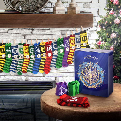 Zdjęcie produktu Harry Potter - Magiczny skarpetkowy kalendarz adwentowy do napełniania