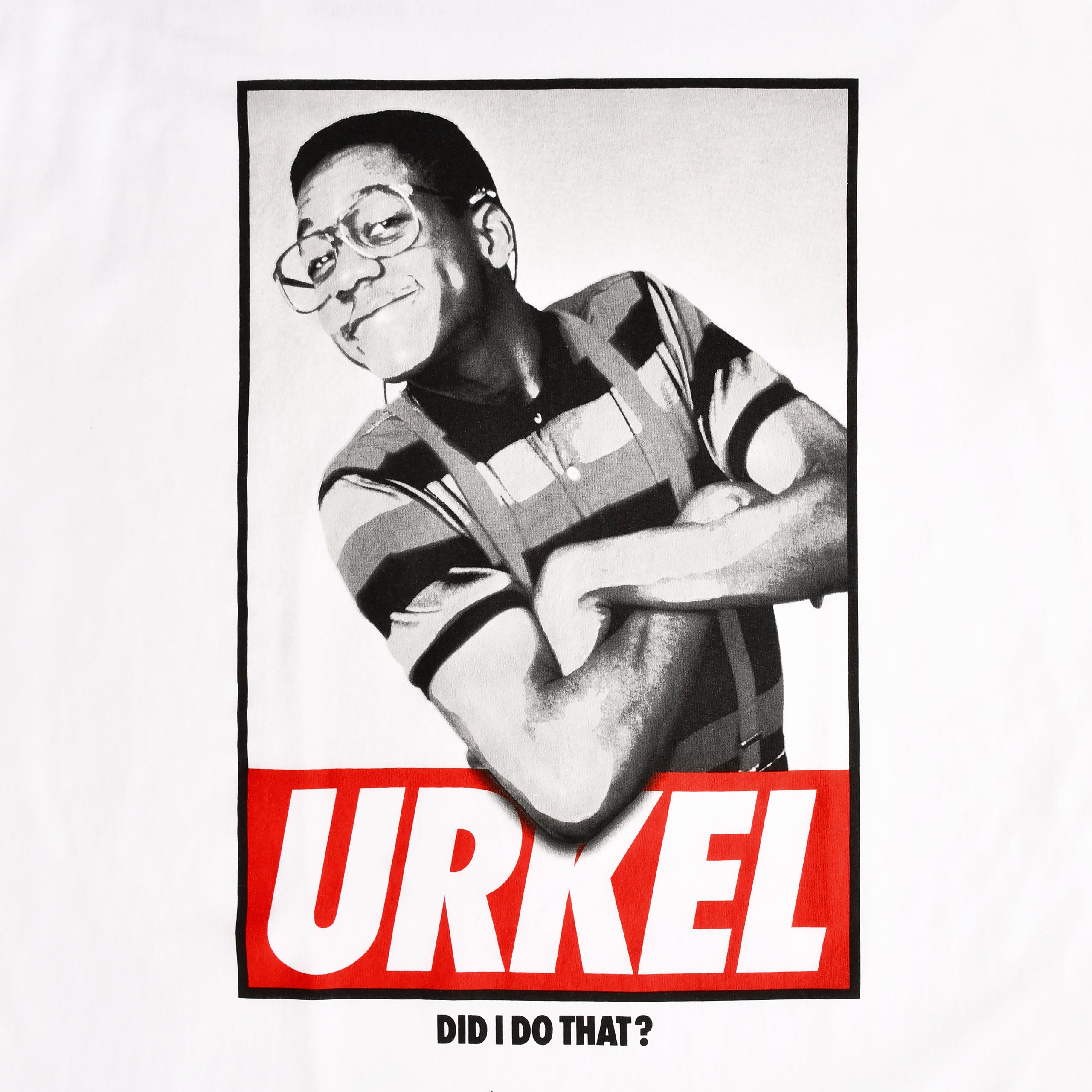 Zdjęcie produktu Wszyscy pod jednym dachem - Steve Urkel T-Shirt biały WB 100th