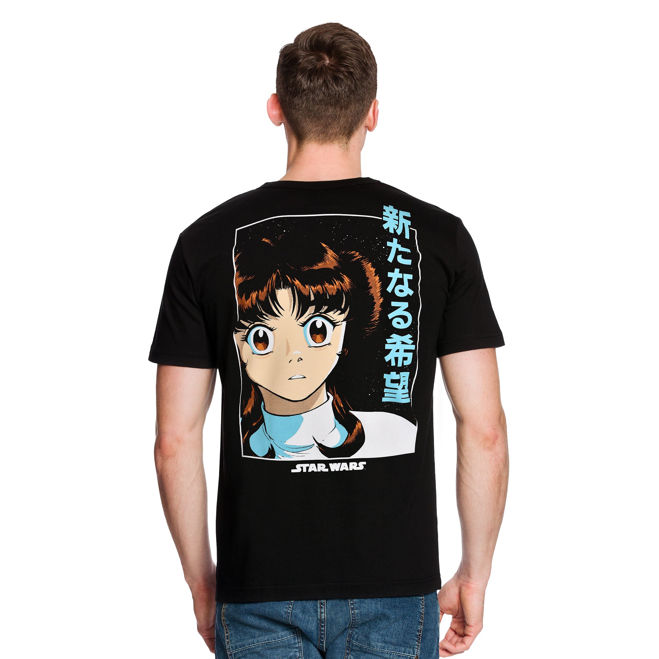 Zdjęcie produktu Star Wars - Manga Leia T-Shirt czarny