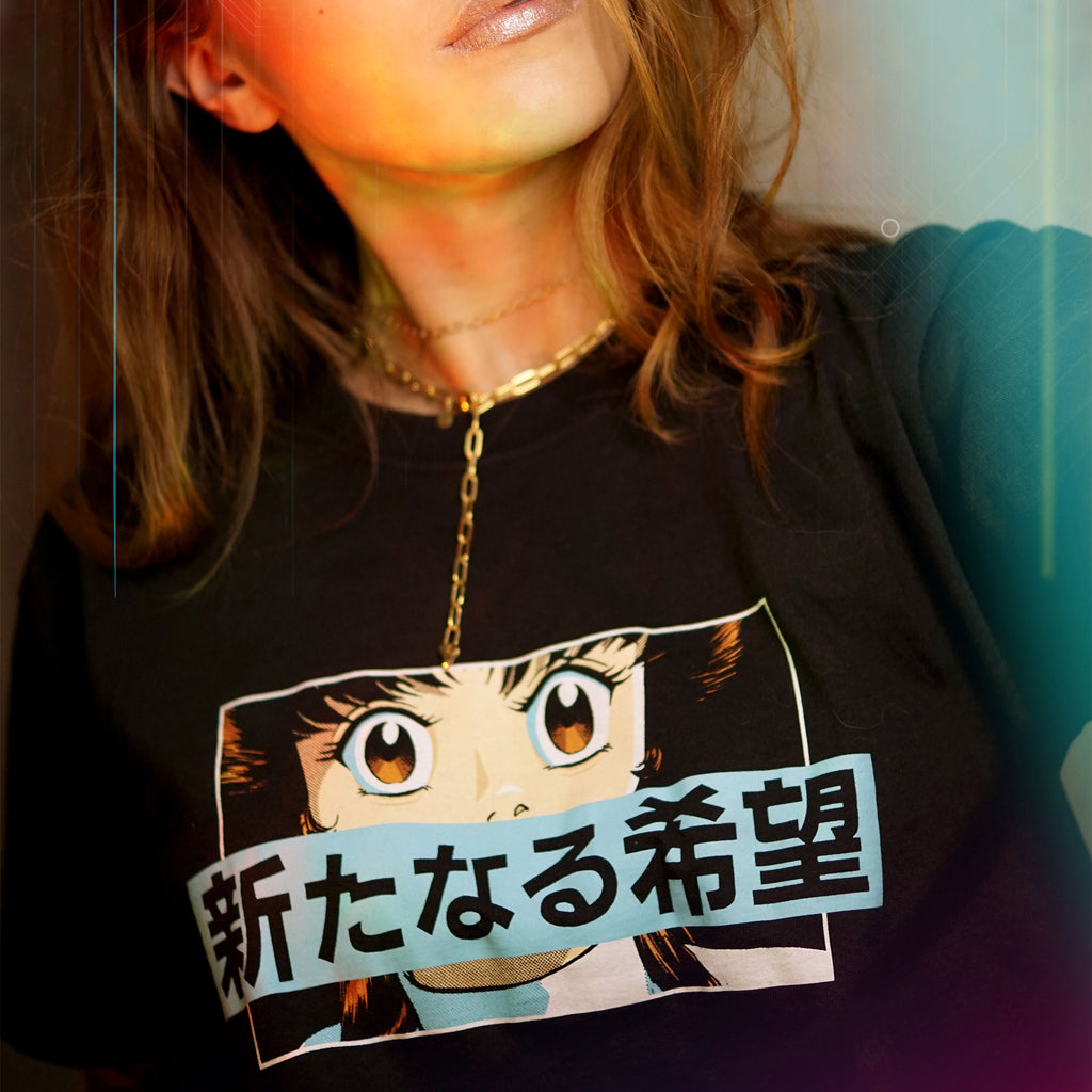 Zdjęcie produktu Star Wars - Manga Leia T-Shirt czarny