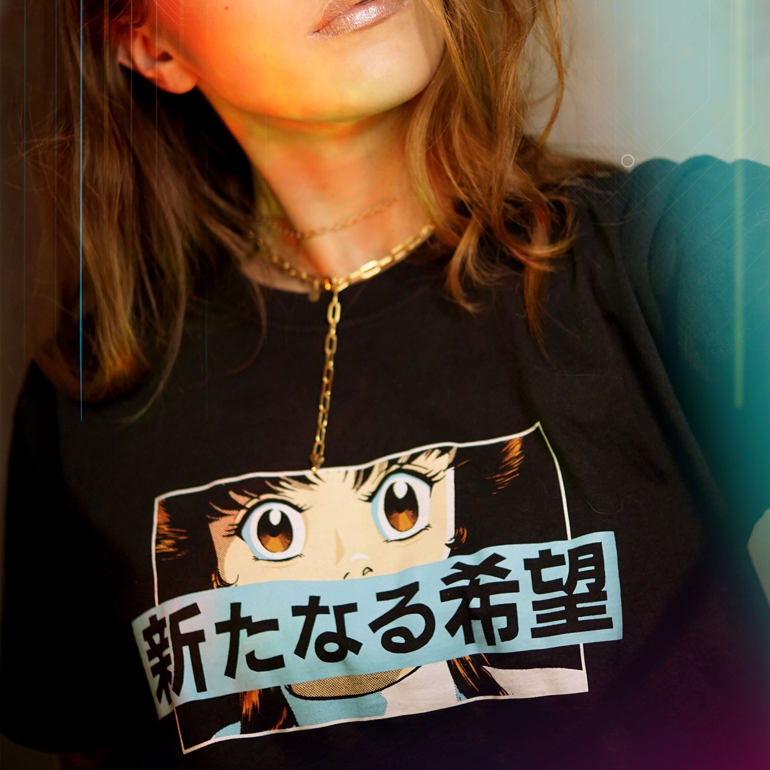 Zdjęcie produktu Star Wars - Manga Leia T-Shirt czarny