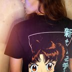 Zdjęcie produktu Star Wars - Manga Leia T-Shirt czarny