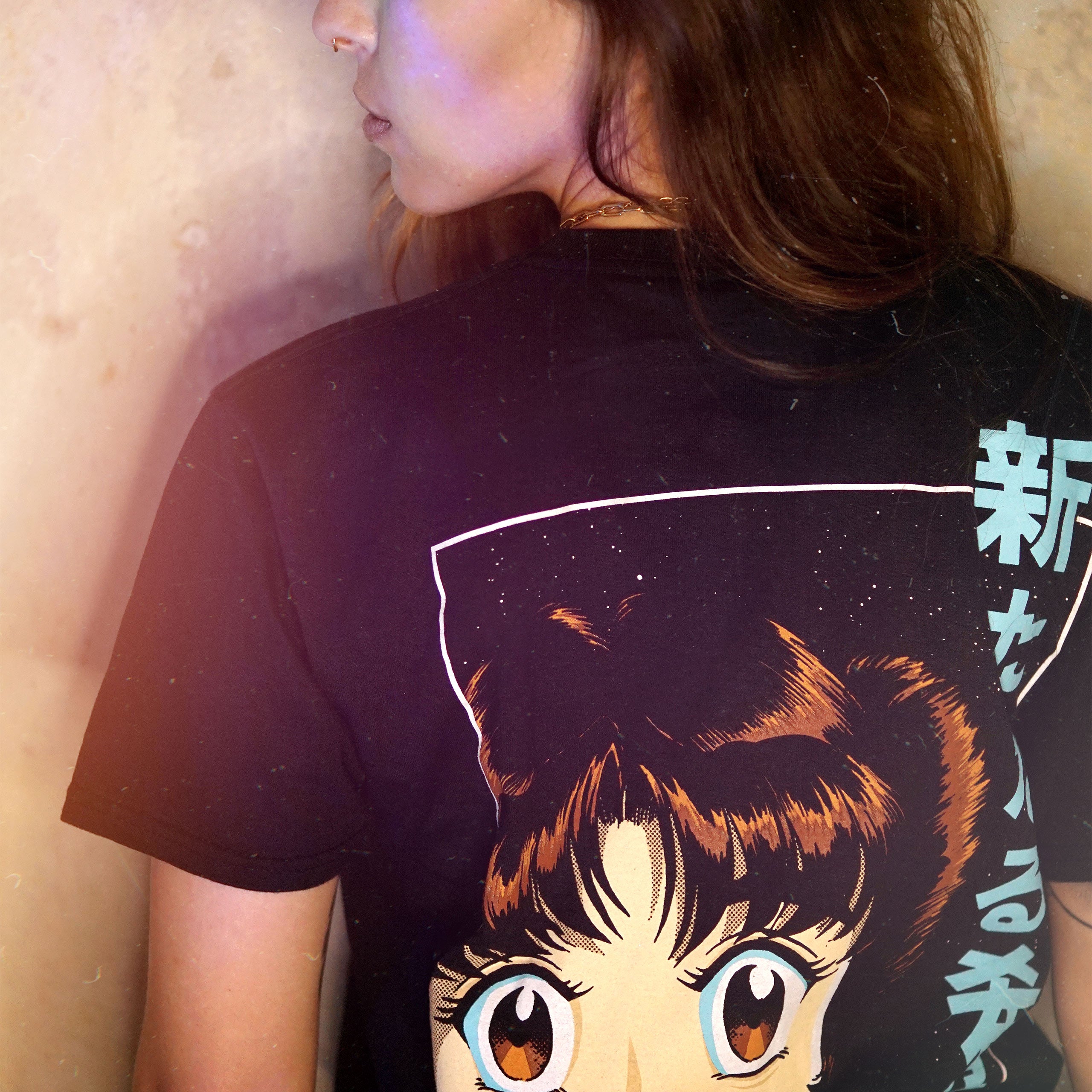 Zdjęcie produktu Star Wars - Manga Leia T-Shirt czarny