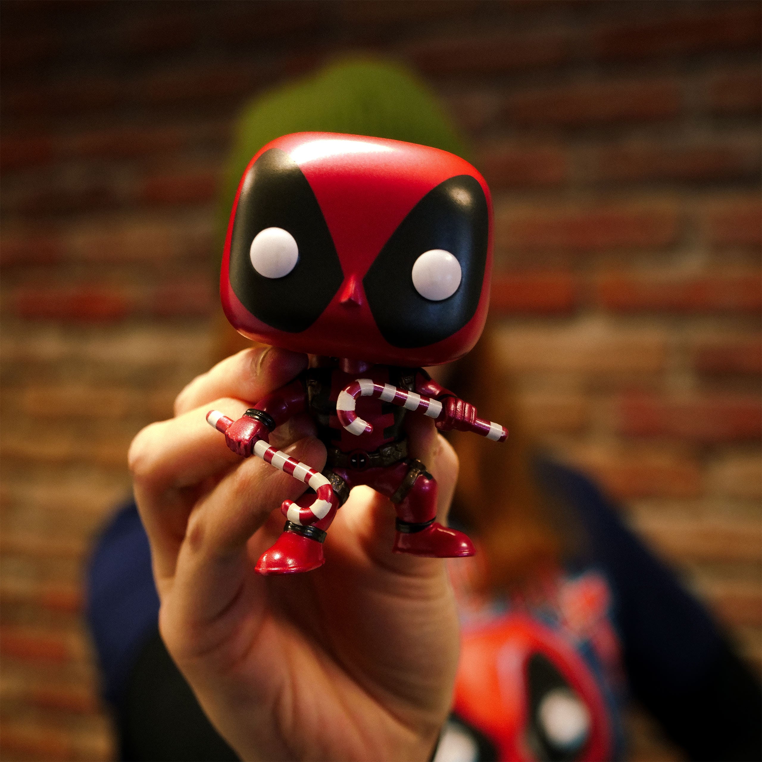 Product image Deadpool Christmas T-Shirt with Funko Pop Figure