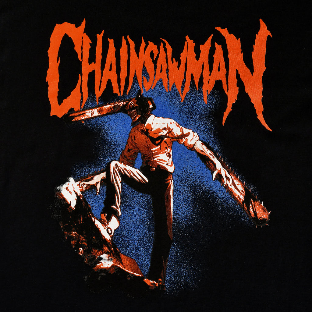 Zdjęcie produktu Chainsaw Man - Czerwona Logo Koszulka czarna