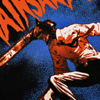 Zdjęcie produktu Chainsaw Man - Czerwona Logo Koszulka czarna