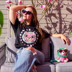 Zdjęcie produktu Spy x Family - Chimera Face Kanji T-Shirt czarne