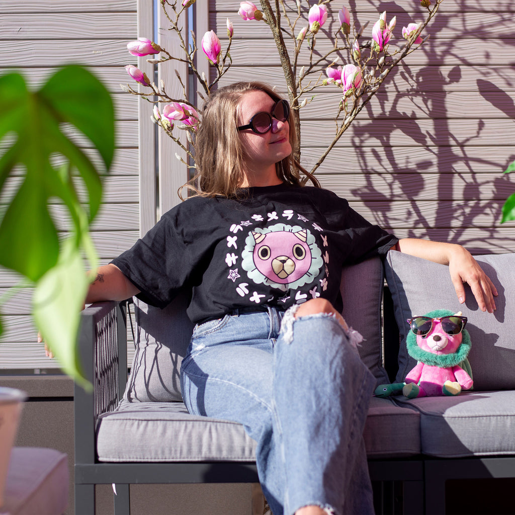 Zdjęcie produktu Spy x Family - Chimera Face Kanji T-Shirt czarne