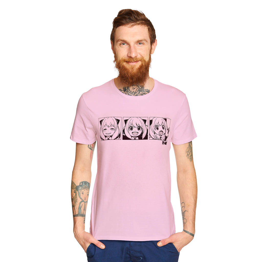 Zdjęcie produktu Spy x Family - Emocje Anyi T-Shirt różowe