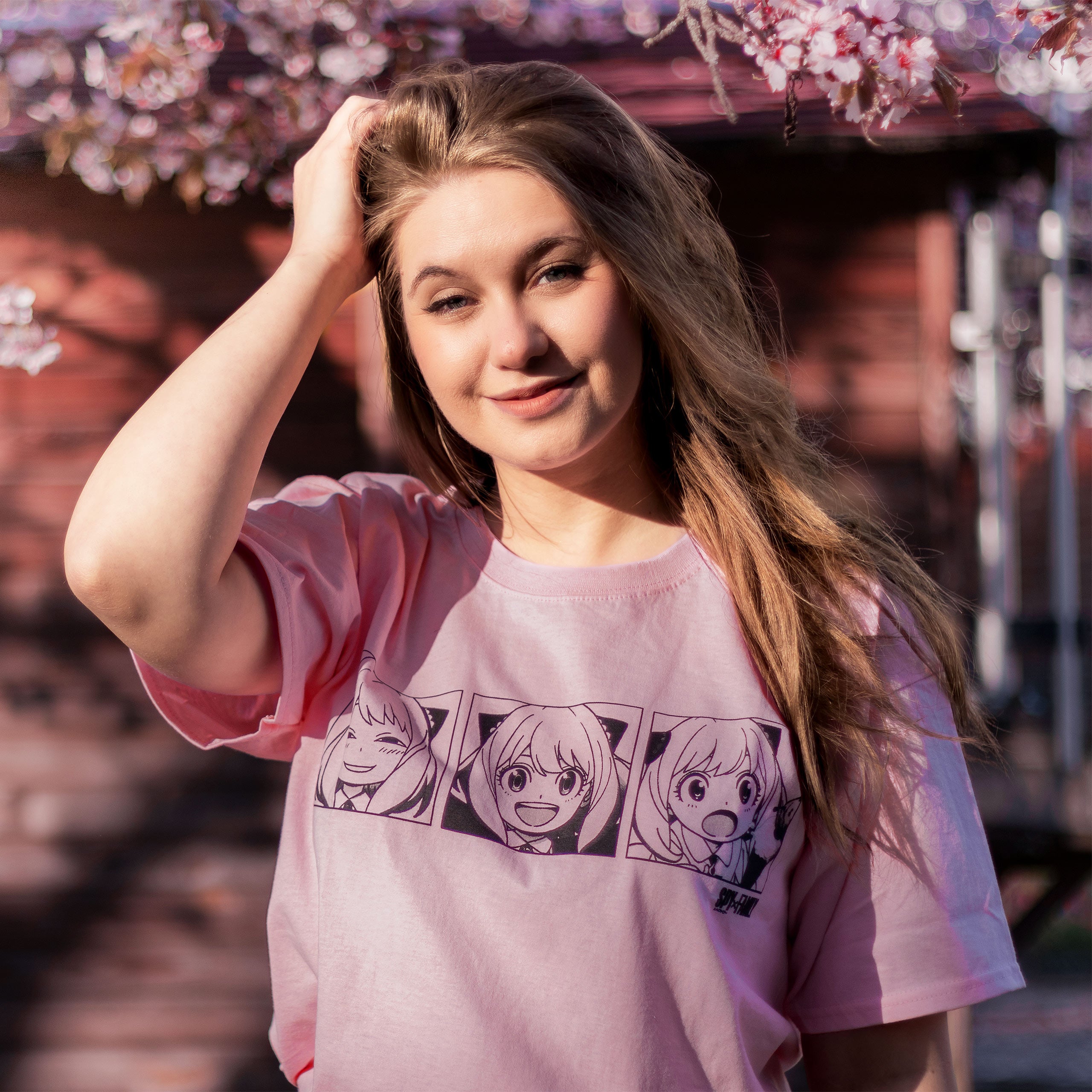 Zdjęcie produktu Spy x Family - Emocje Anyi T-Shirt różowe