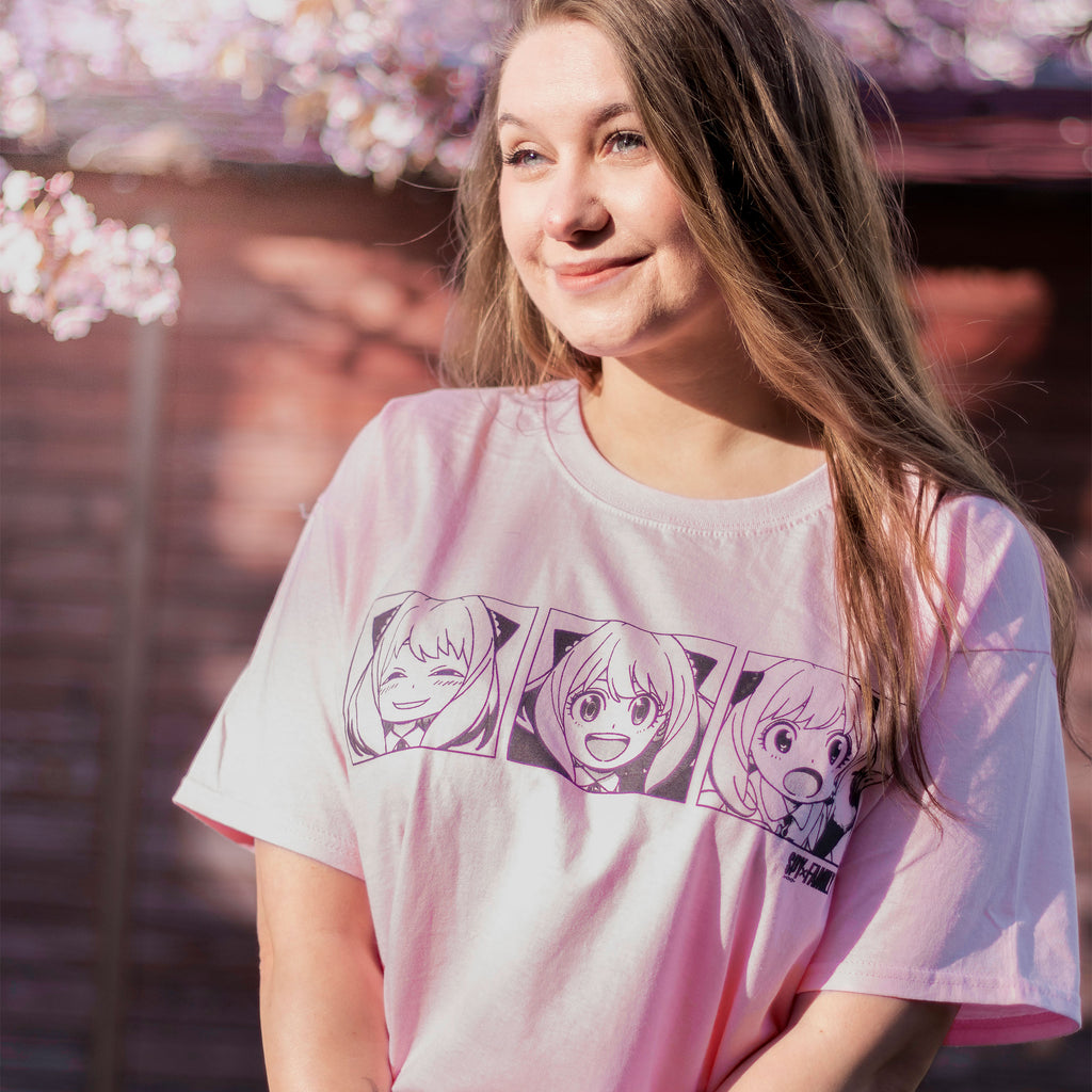 Zdjęcie produktu Spy x Family - Emocje Anyi T-Shirt różowe