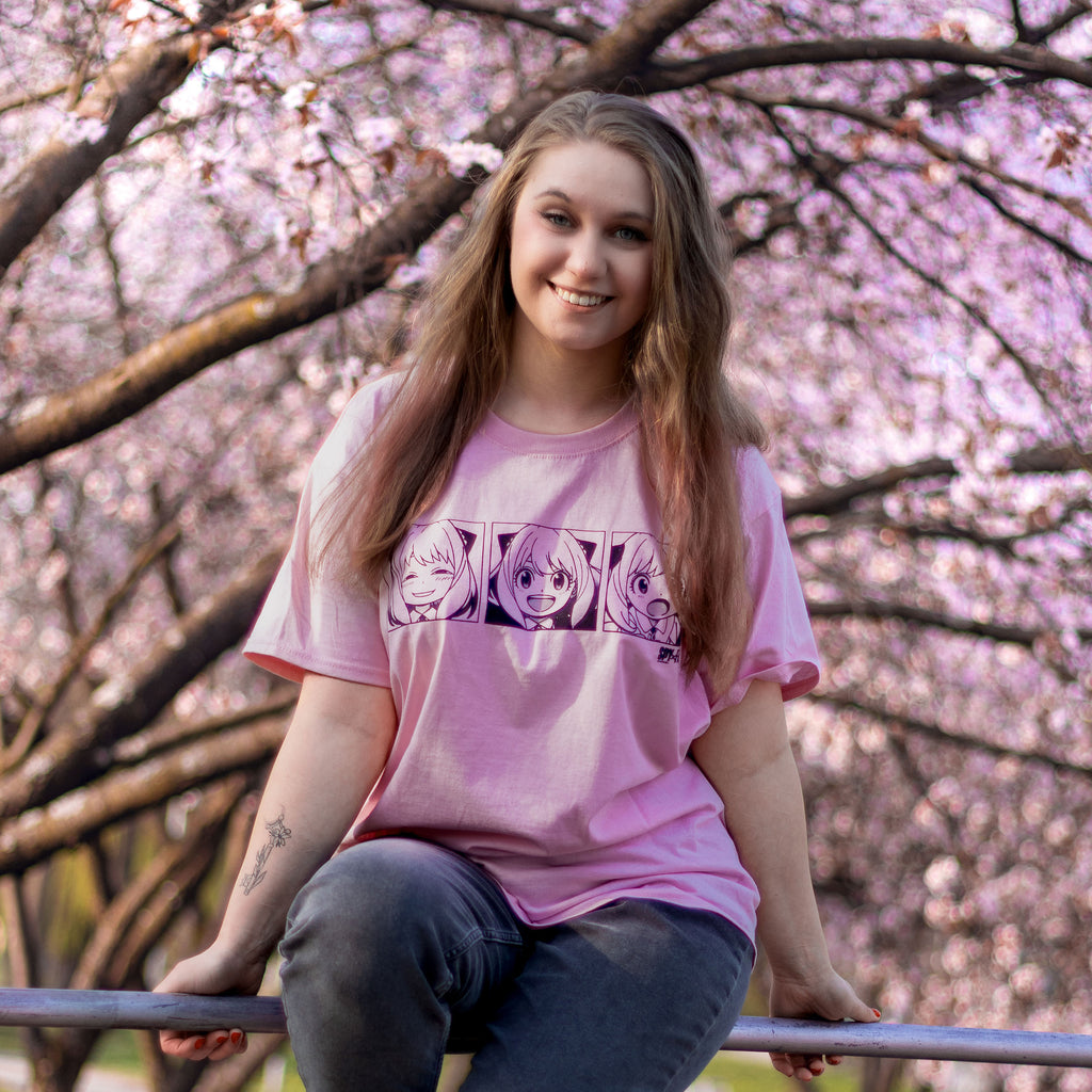 Zdjęcie produktu Spy x Family - Emocje Anyi T-Shirt różowe