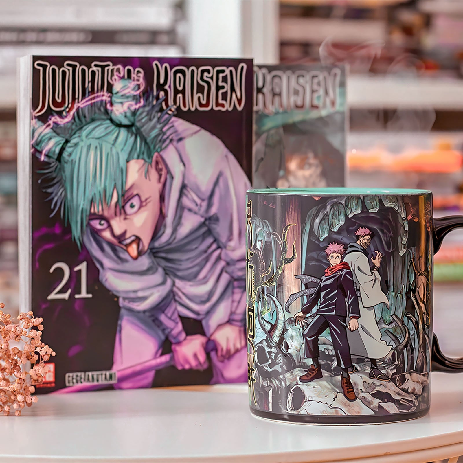Zdjęcie produktu Jujutsu Kaisen - Kubek termiczny Itadori & Sukuna