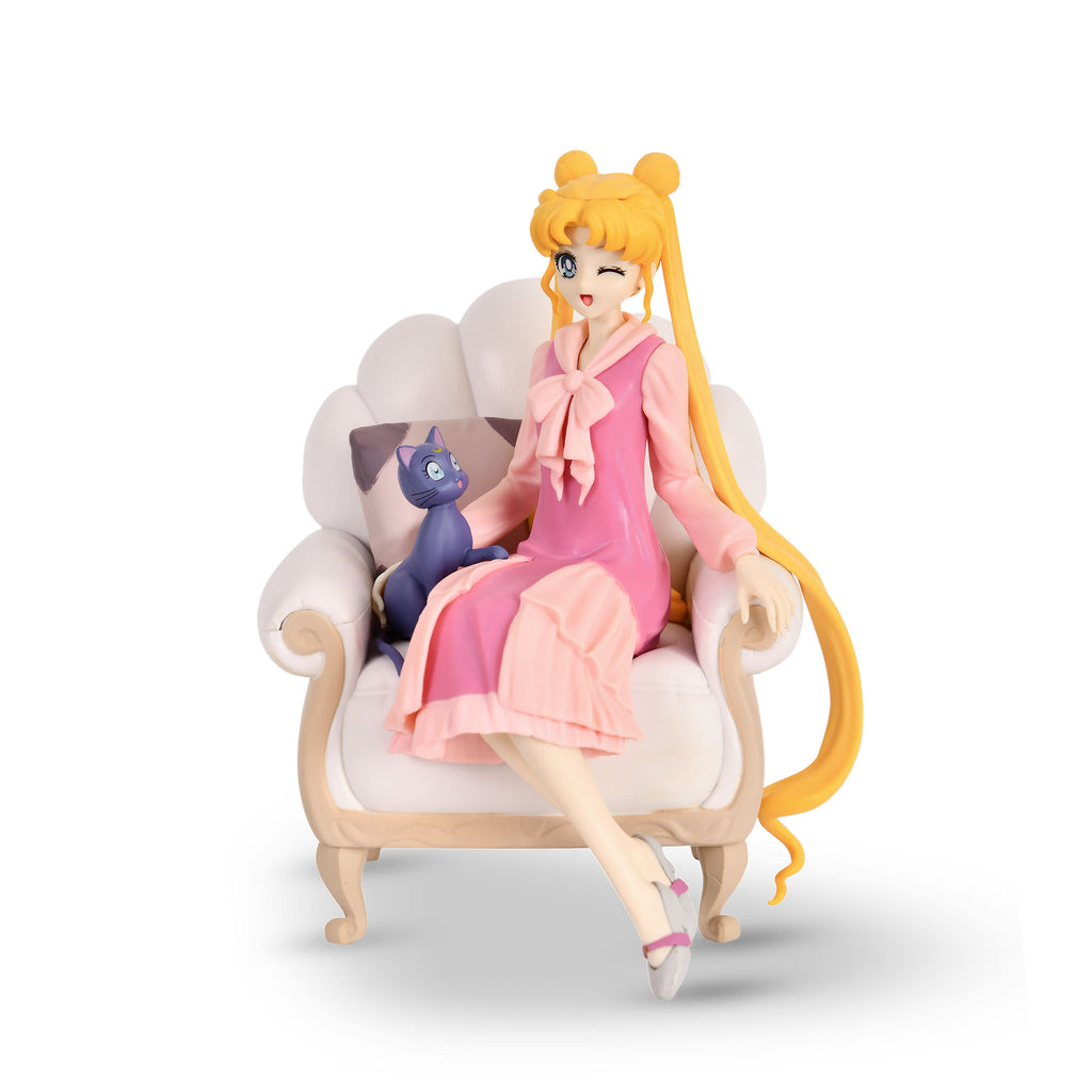Zdjęcie produktu Sailor Moon Cosmos - Figurka Usagi i Luna Diorama
