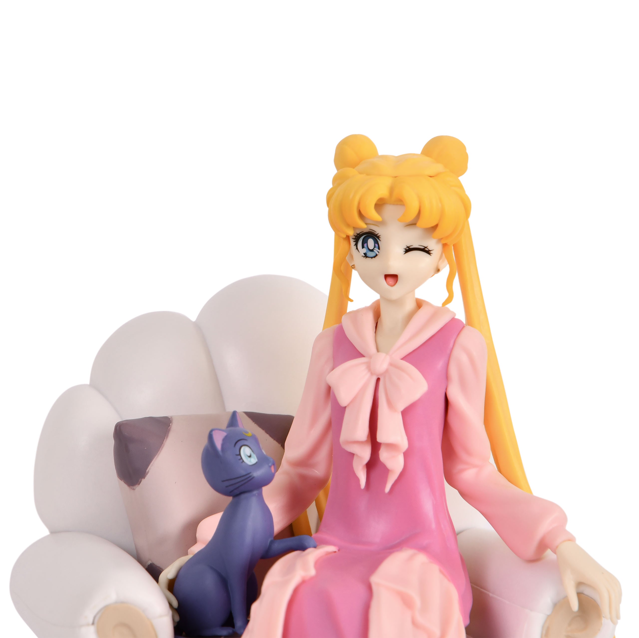 Zdjęcie produktu Sailor Moon Cosmos - Figurka Usagi i Luna Diorama