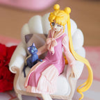 Zdjęcie produktu Sailor Moon Cosmos - Figurka Usagi i Luna Diorama