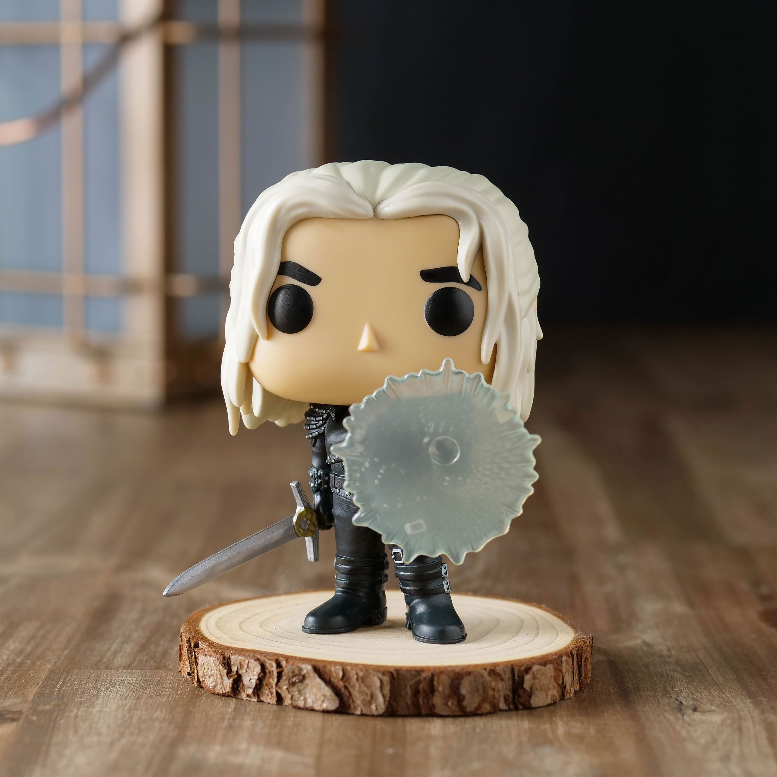 Zdjęcie produktu Wiedźmin - Geralt z tarczą Funko Pop Figurka