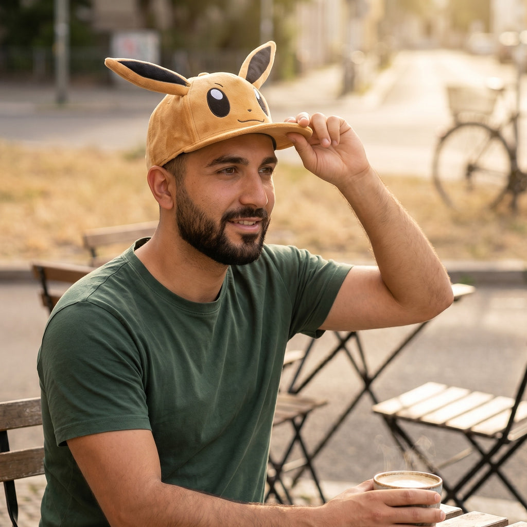 Zdjęcie produktu Pokemon - Pluszowa Snapback Czapka Evoli