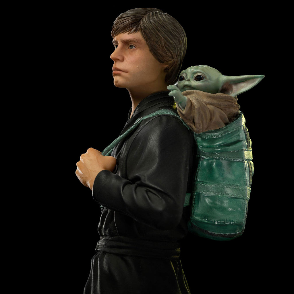 Zdjęcie produktu Luke Skywalker i Grogu Treningowa Statua Limitowana - Star Wars Księga Boby Fetta
