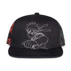 Zdjęcie produktu Naruto Shippuden - Czapka Snapback z konturami postaci