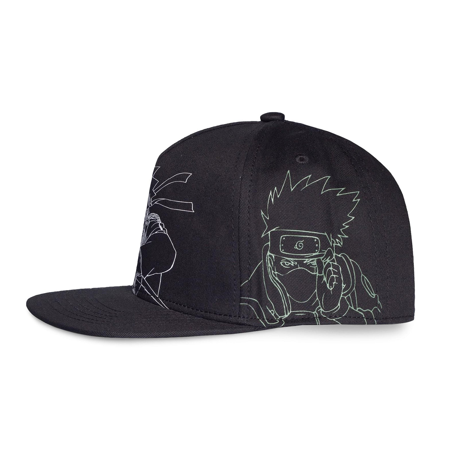 Zdjęcie produktu Naruto Shippuden - Czapka Snapback z konturami postaci