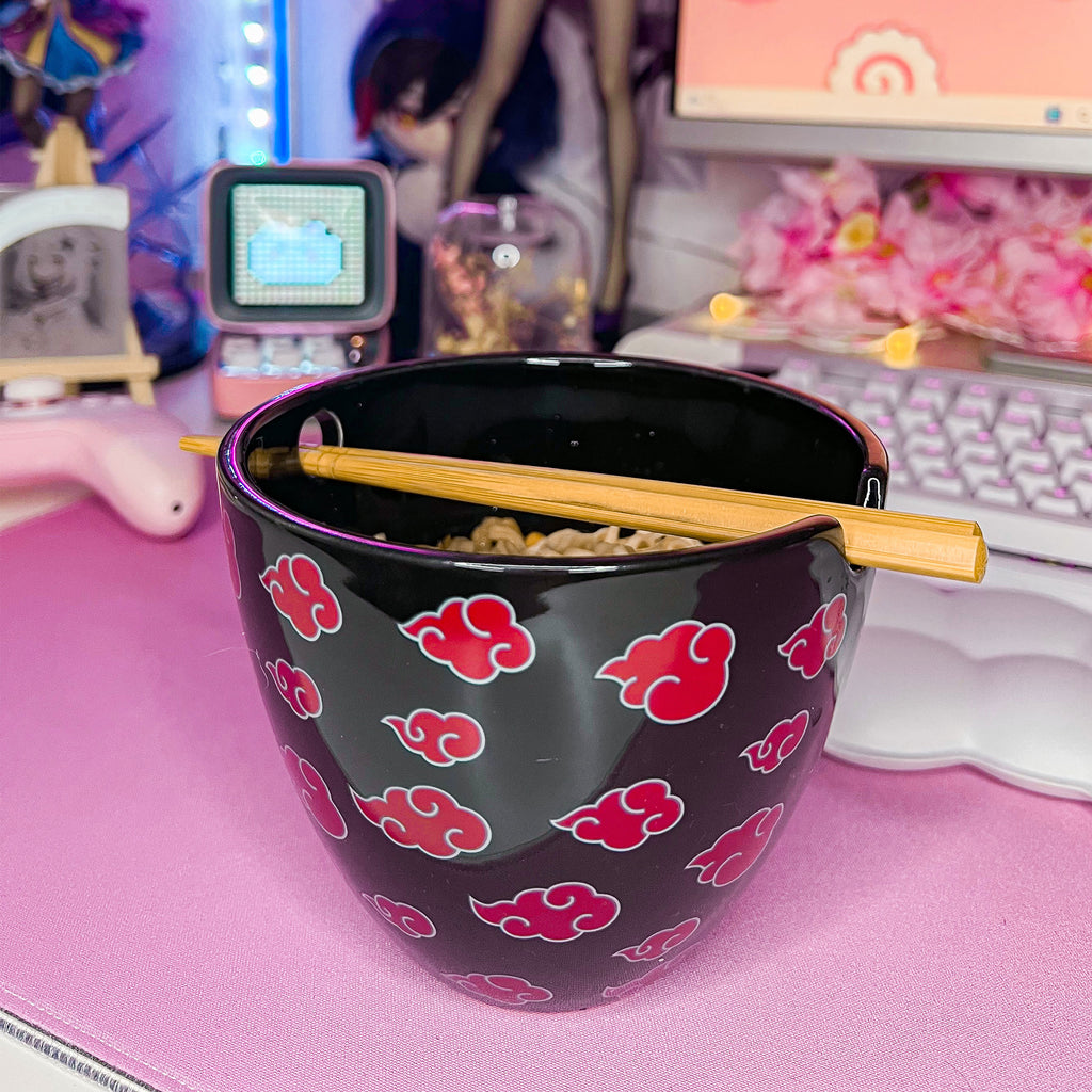 Zdjęcie produktu Naruto - Akatsuki Miska do Ramen z Pałeczkami
