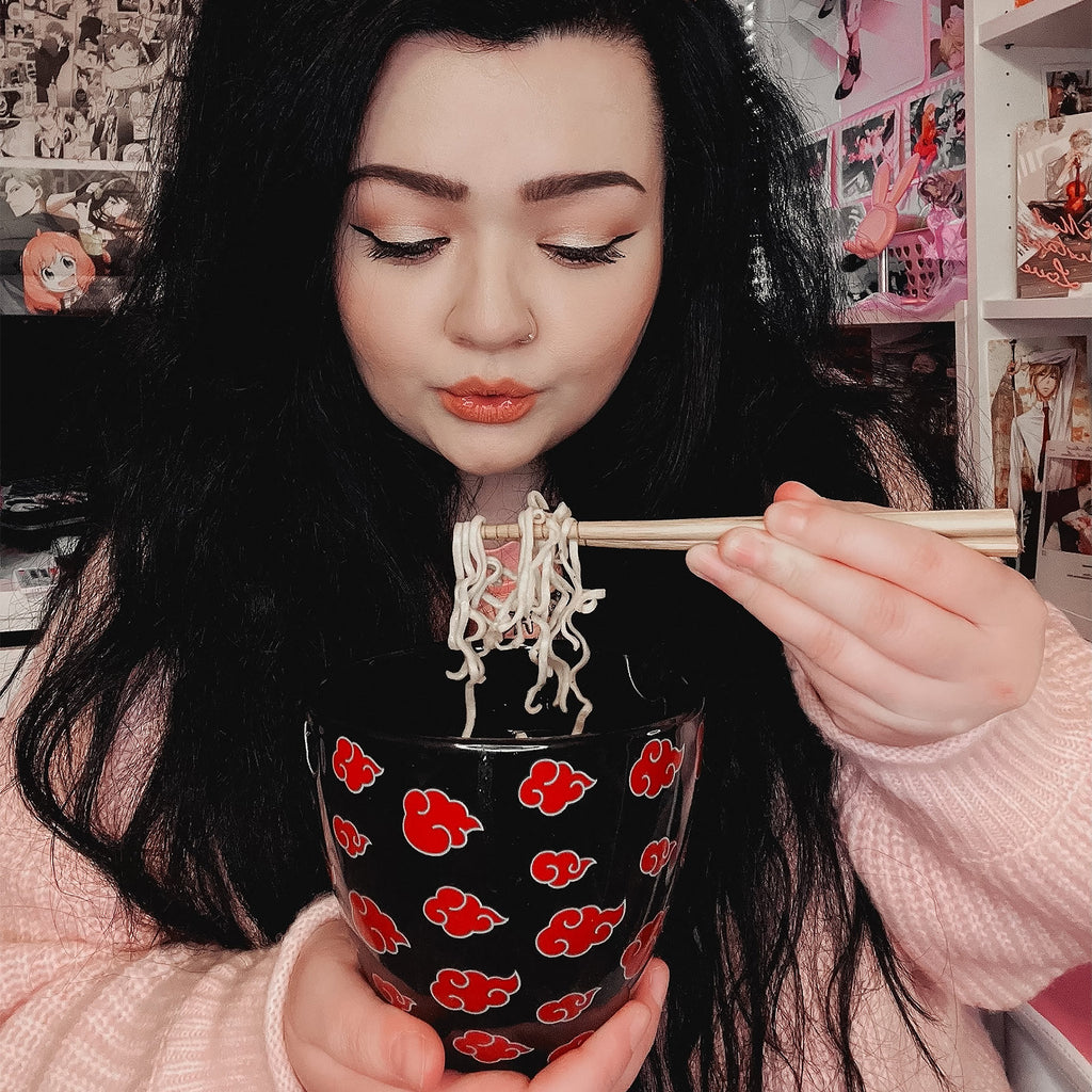 Zdjęcie produktu Naruto - Akatsuki Miska do Ramen z Pałeczkami
