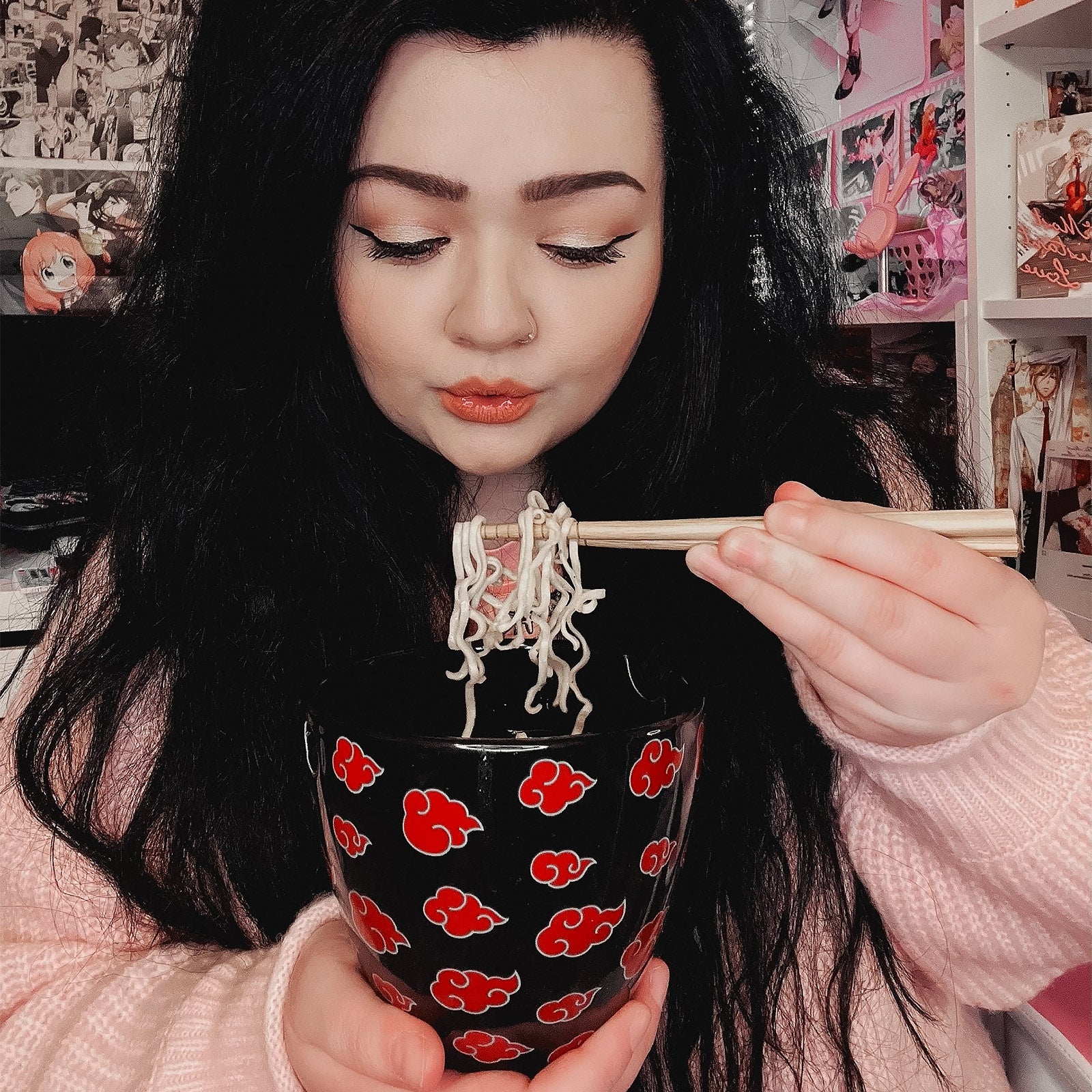 Zdjęcie produktu Naruto - Akatsuki Miska do Ramen z Pałeczkami