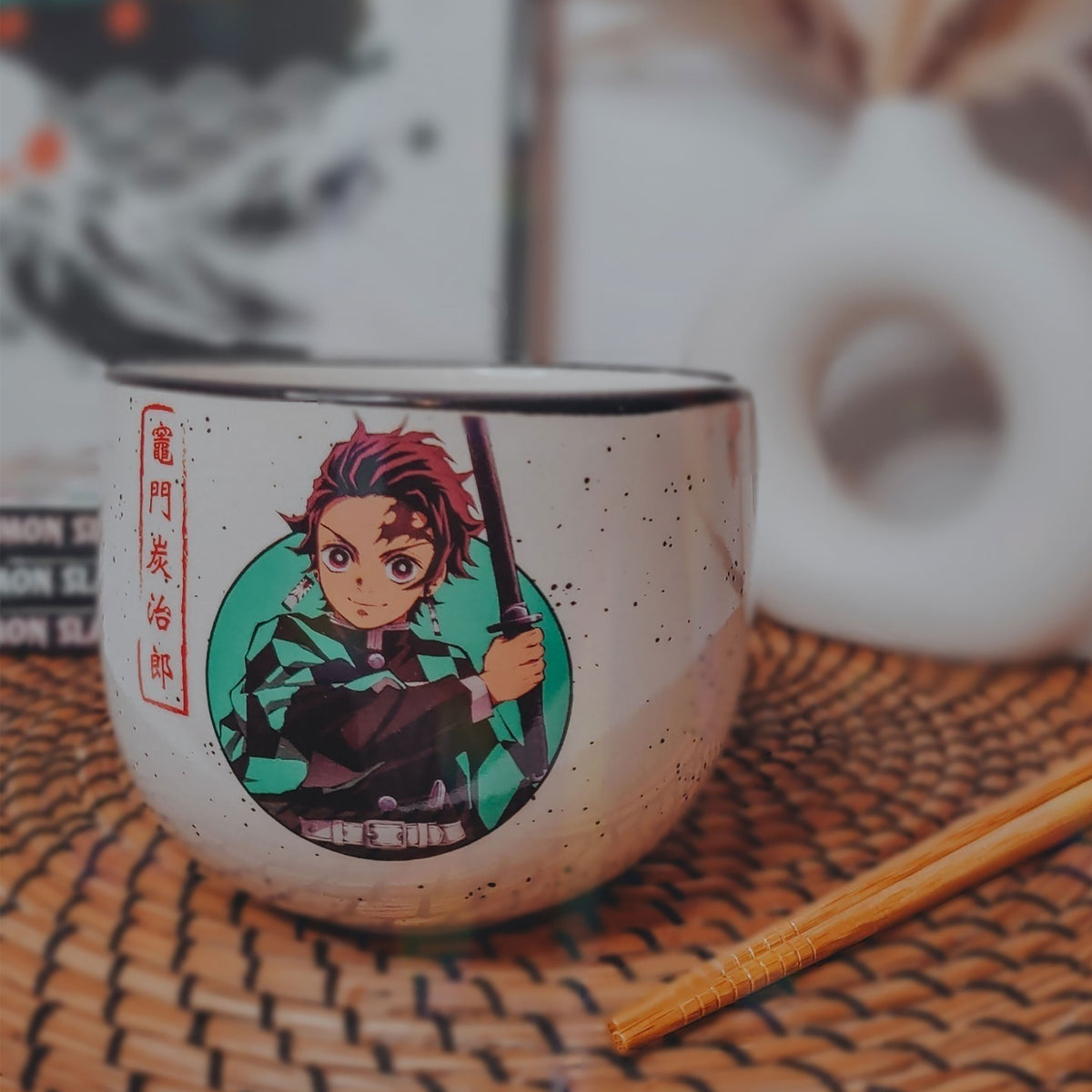 Zdjęcie produktu Demon Slayer - Tanjiro Kamado Miska do Ramen z Pałeczkami