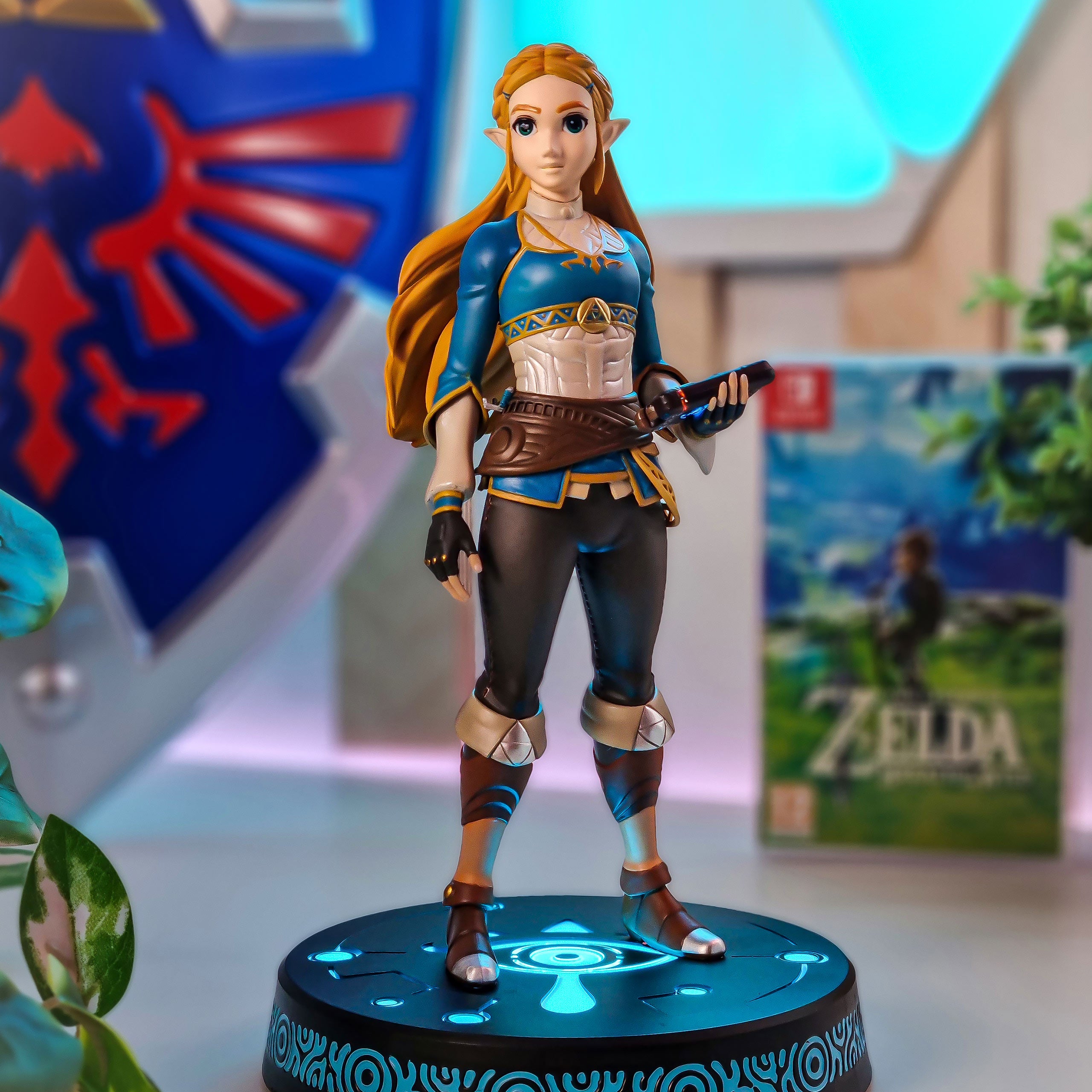 Zdjęcie produktu The Legend of Zelda - Breath of the Wild Zelda Statue Collector's Edition z funkcją podświetlenia