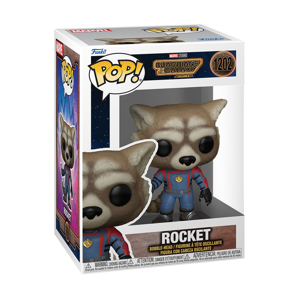 Zdjęcie produktu Strażnicy Galaktyki - Rocket Raccoon Funko Pop figurka z ruchomą głową
