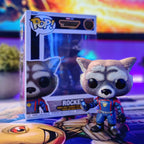 Zdjęcie produktu Strażnicy Galaktyki - Rocket Raccoon Funko Pop figurka z ruchomą głową