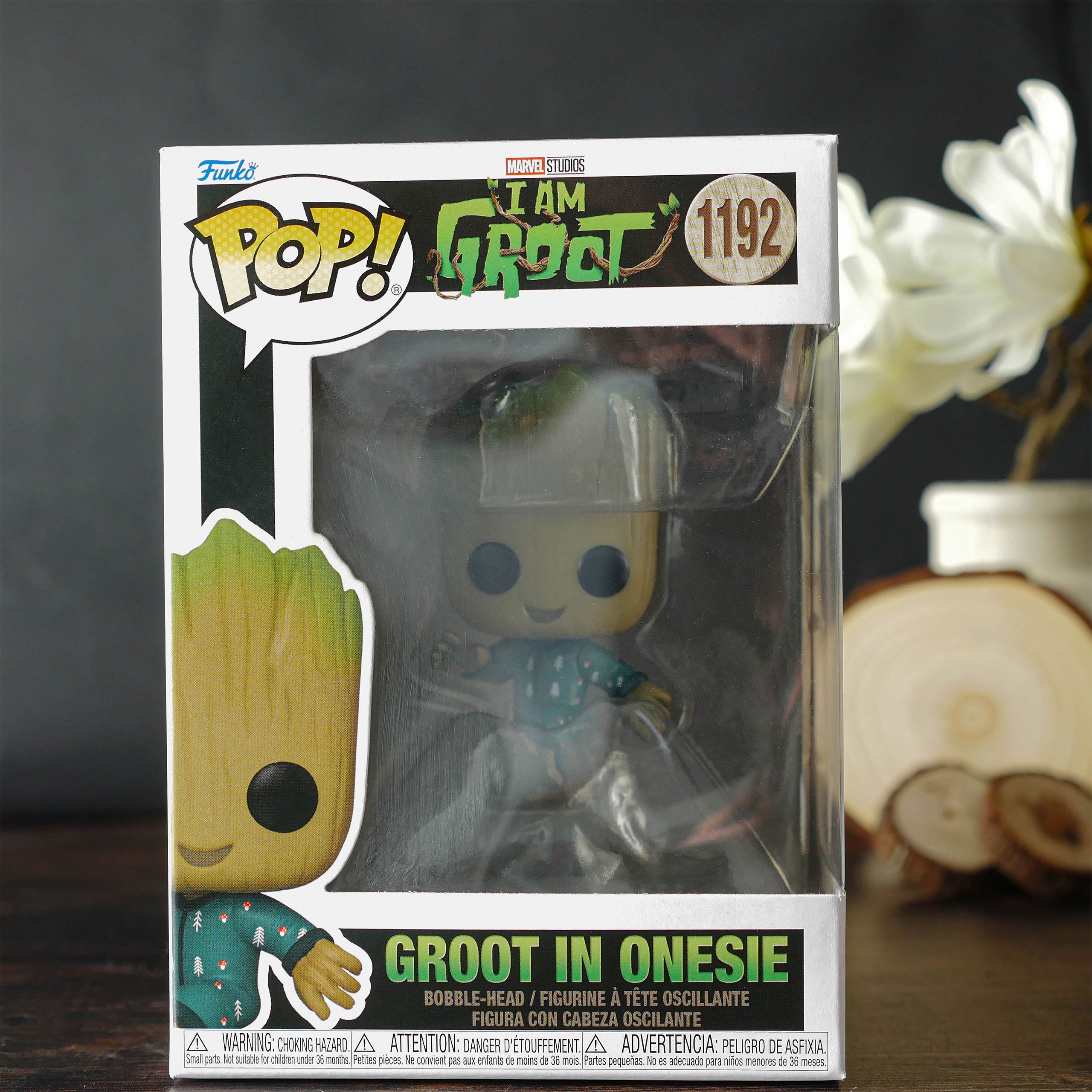 Zdjęcie produktu Jestem Groot - Groot w Onesie Funko Pop figurka z ruchomą głową