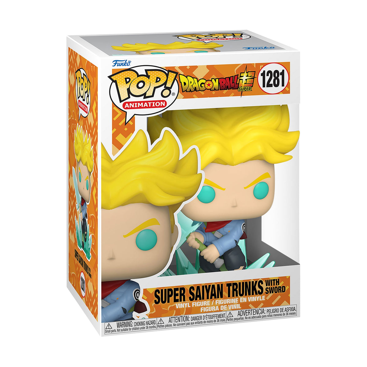 Zdjęcie produktu Dragon Ball Super - Super Saiyan Trunks z mieczem Funko Pop figurka