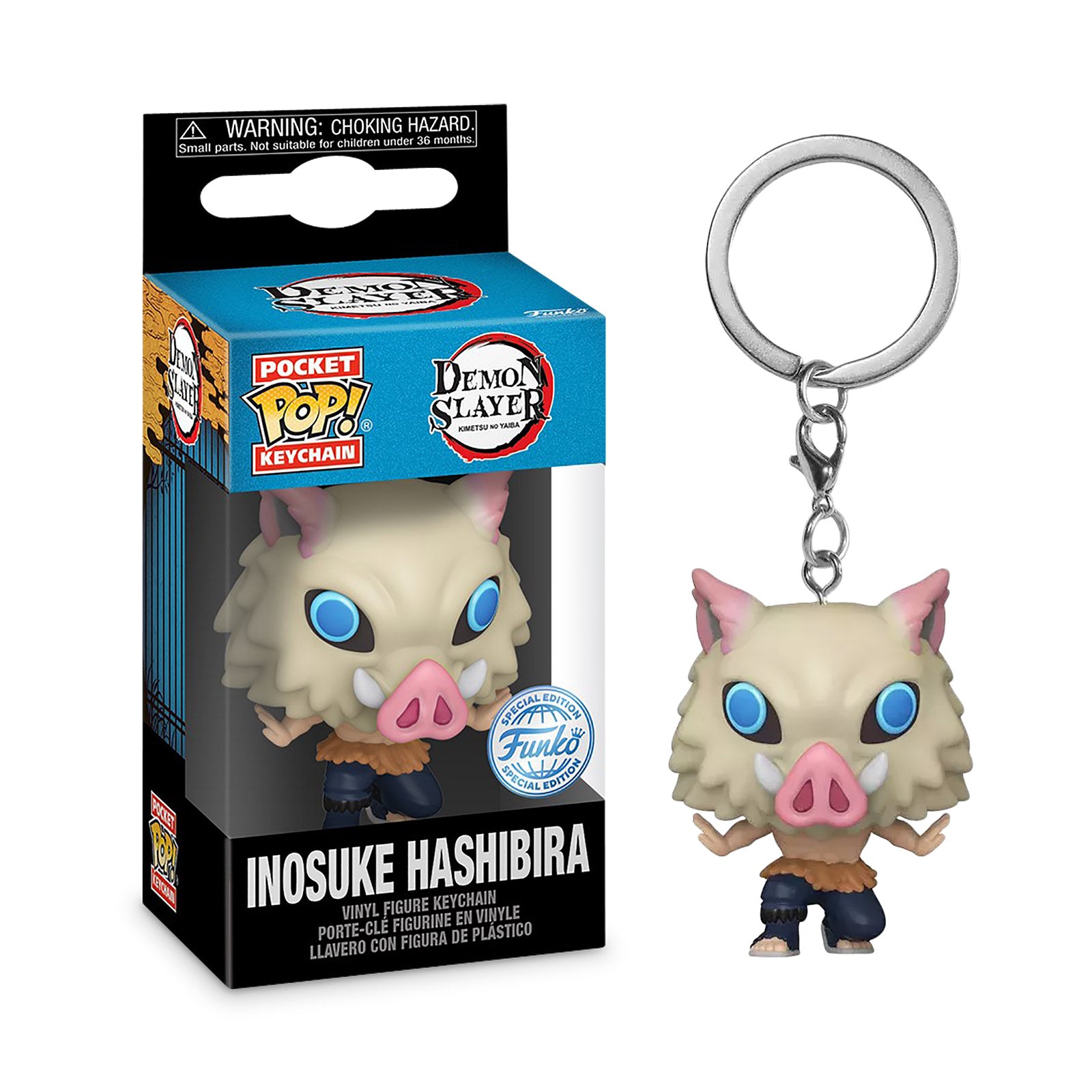 Zdjęcie produktu Demon Slayer - Inosuke Hashibira Funko Pop brelok do kluczy