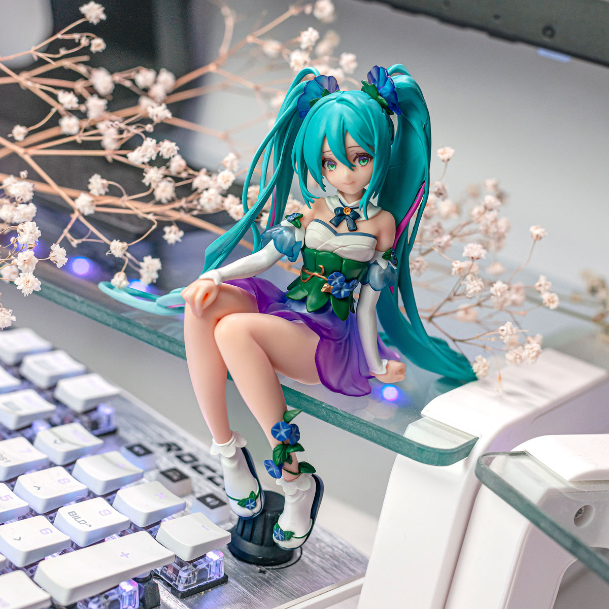 Zdjęcie produktu Hatsune Miku - Flower Fairy Morning Glory Noodle Stopper Figurka