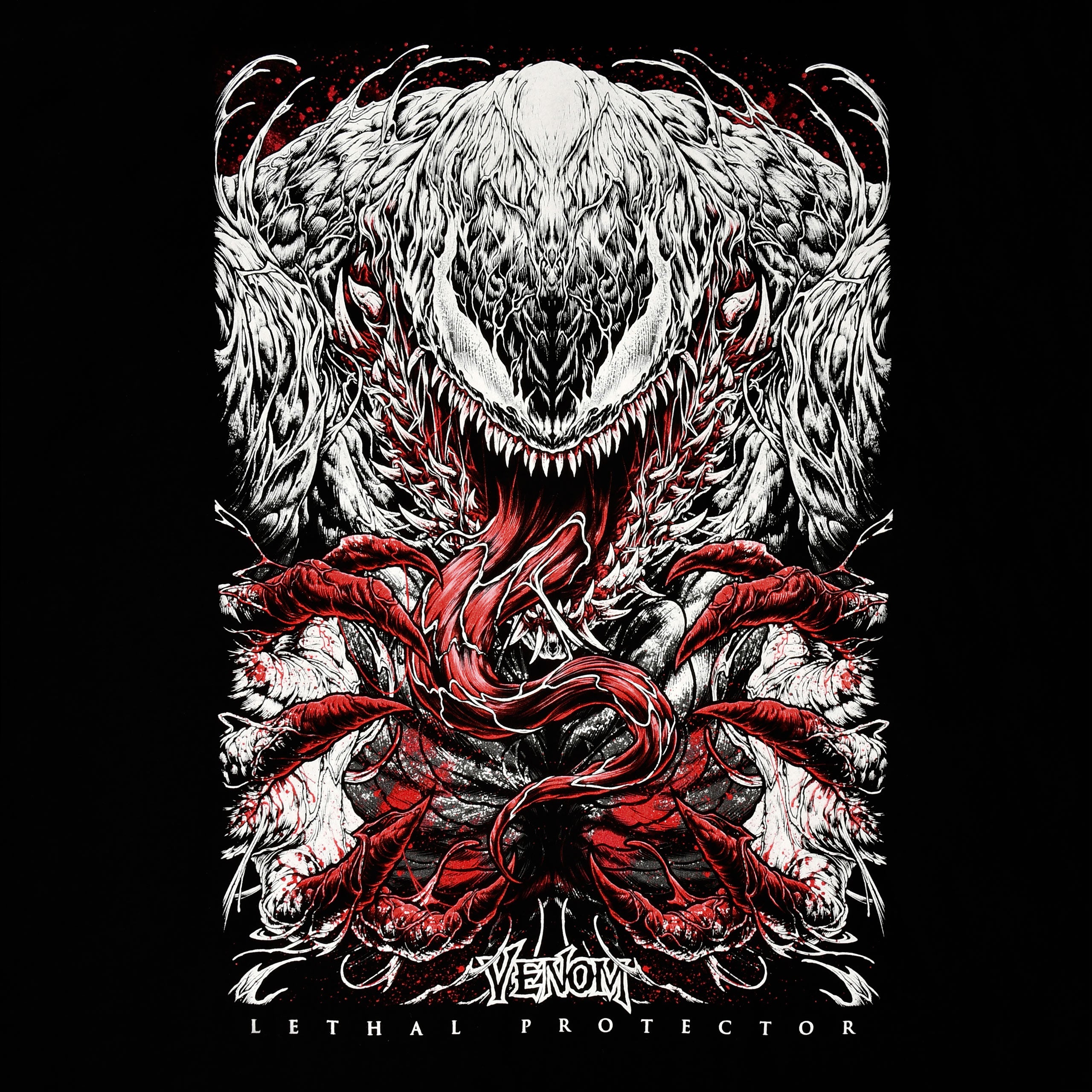 Zdjęcie produktu Venom - Black White & Blood T-Shirt czarne