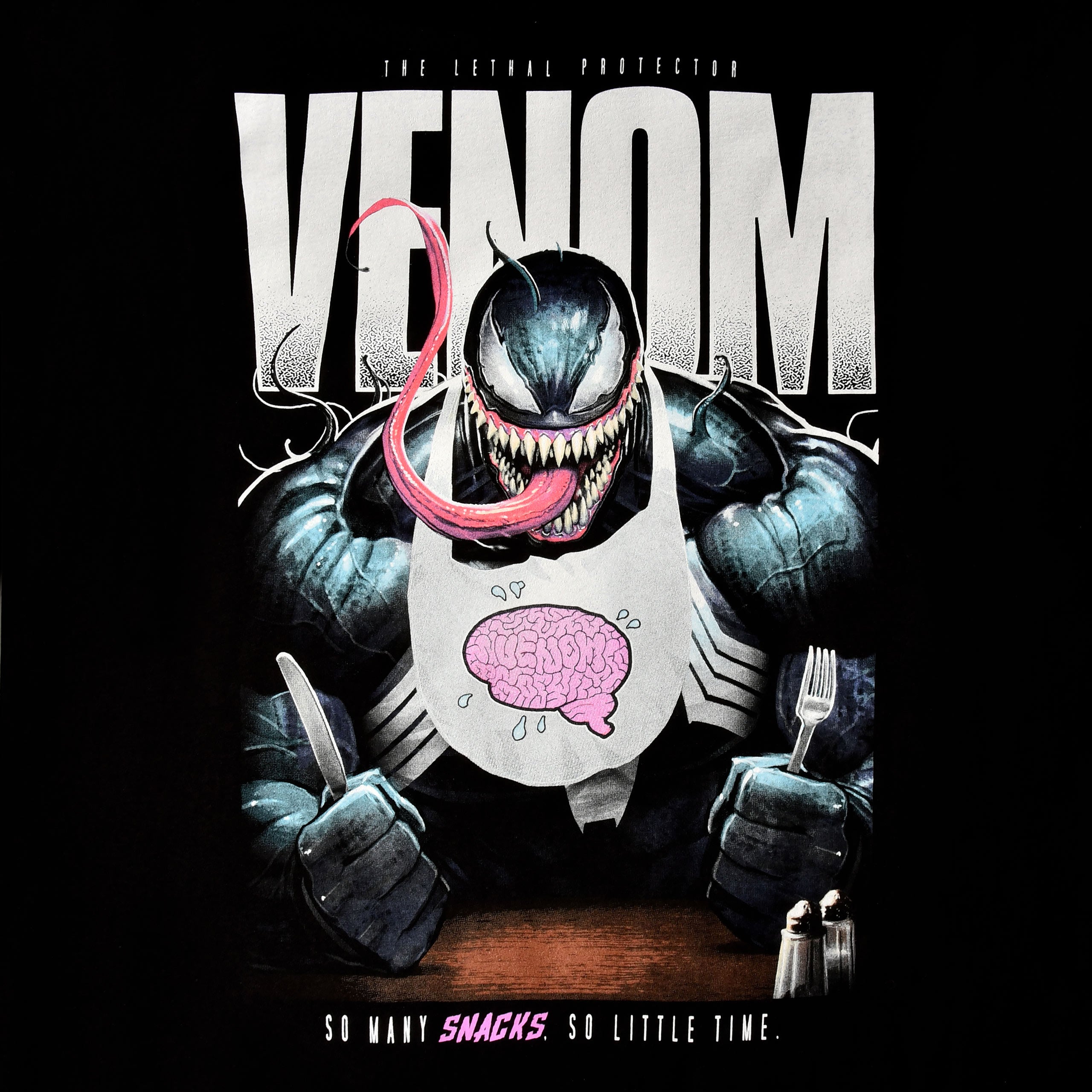 Zdjęcie produktu Venom - So Many Snacks T-Shirt czarne