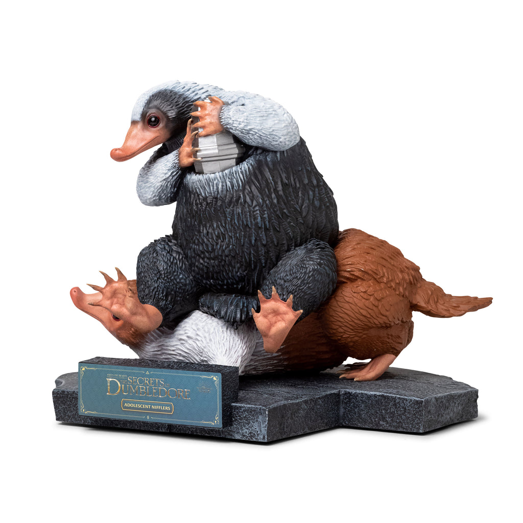 Zdjęcie produktu Statua Niffler Alfie i Timothy - Fantastyczne Zwierzęta: Tajemnice Dumbledore'a