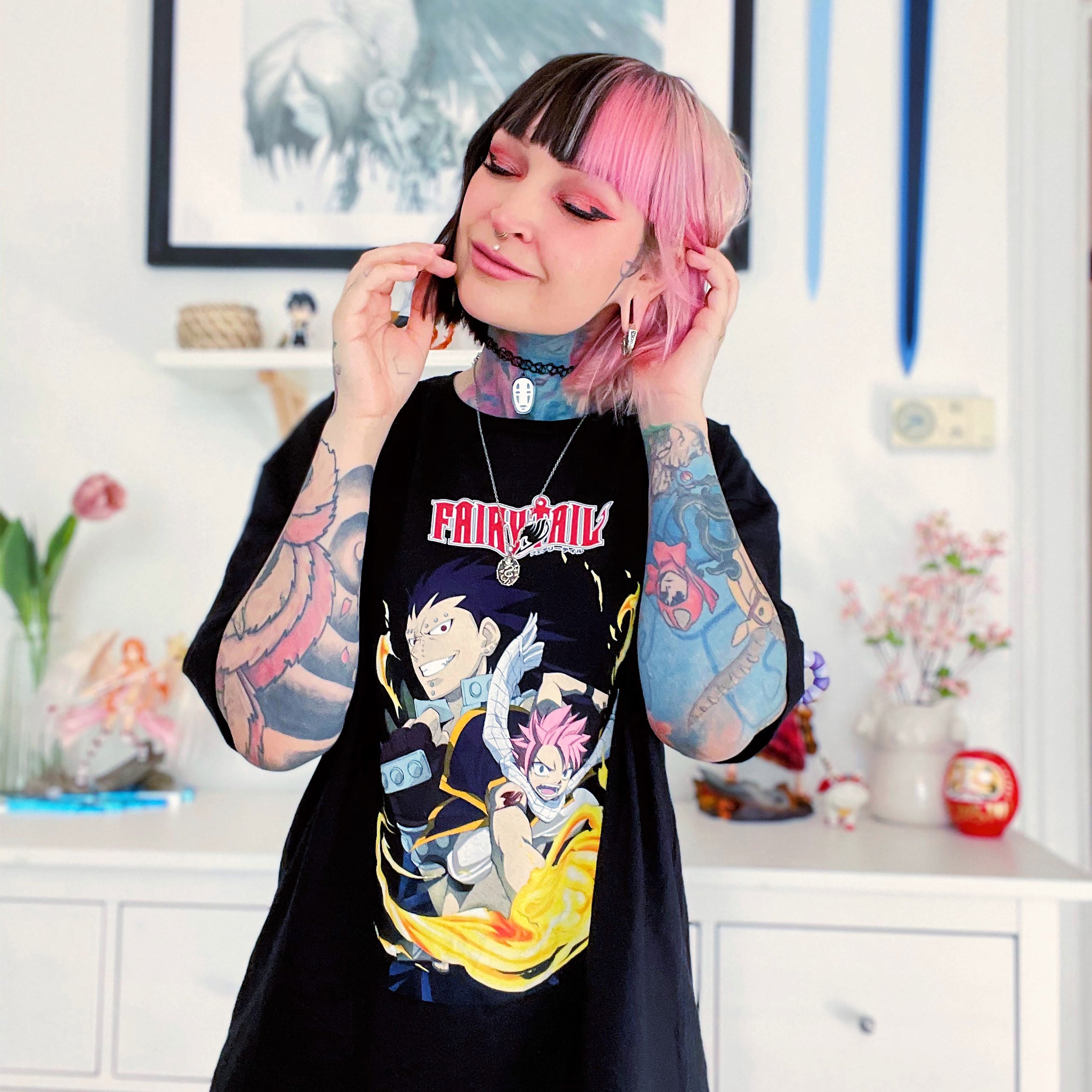Zdjęcie produktu Fairy Tail - The Dragon Search T-Shirt czarne