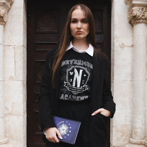 Zdjęcie produktu Wednesday - Nevermore Academy T-Shirt czarne