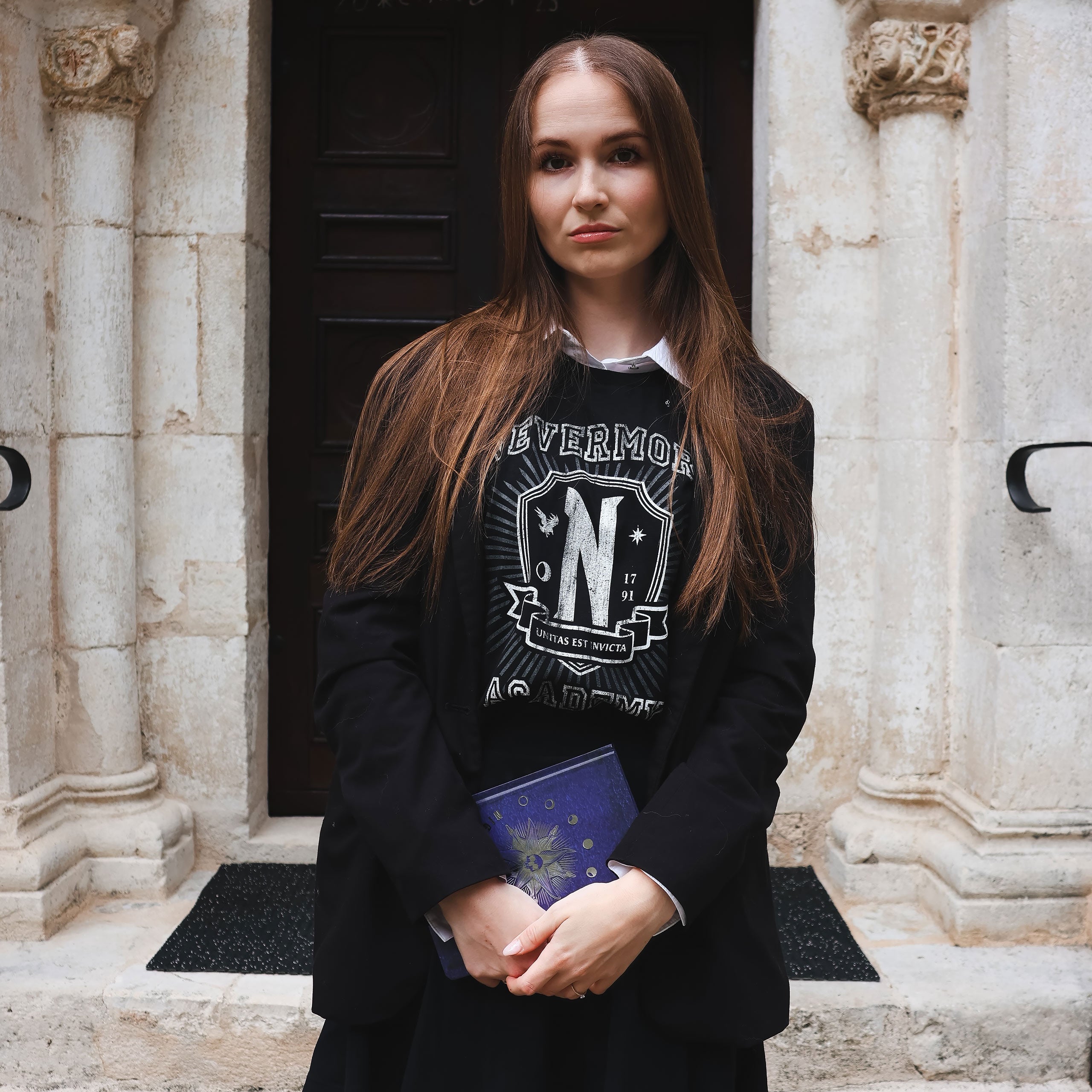 Zdjęcie produktu Wednesday - Nevermore Academy T-Shirt czarne