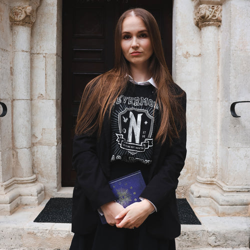 Zdjęcie produktu Wednesday - Nevermore Academy T-Shirt czarne