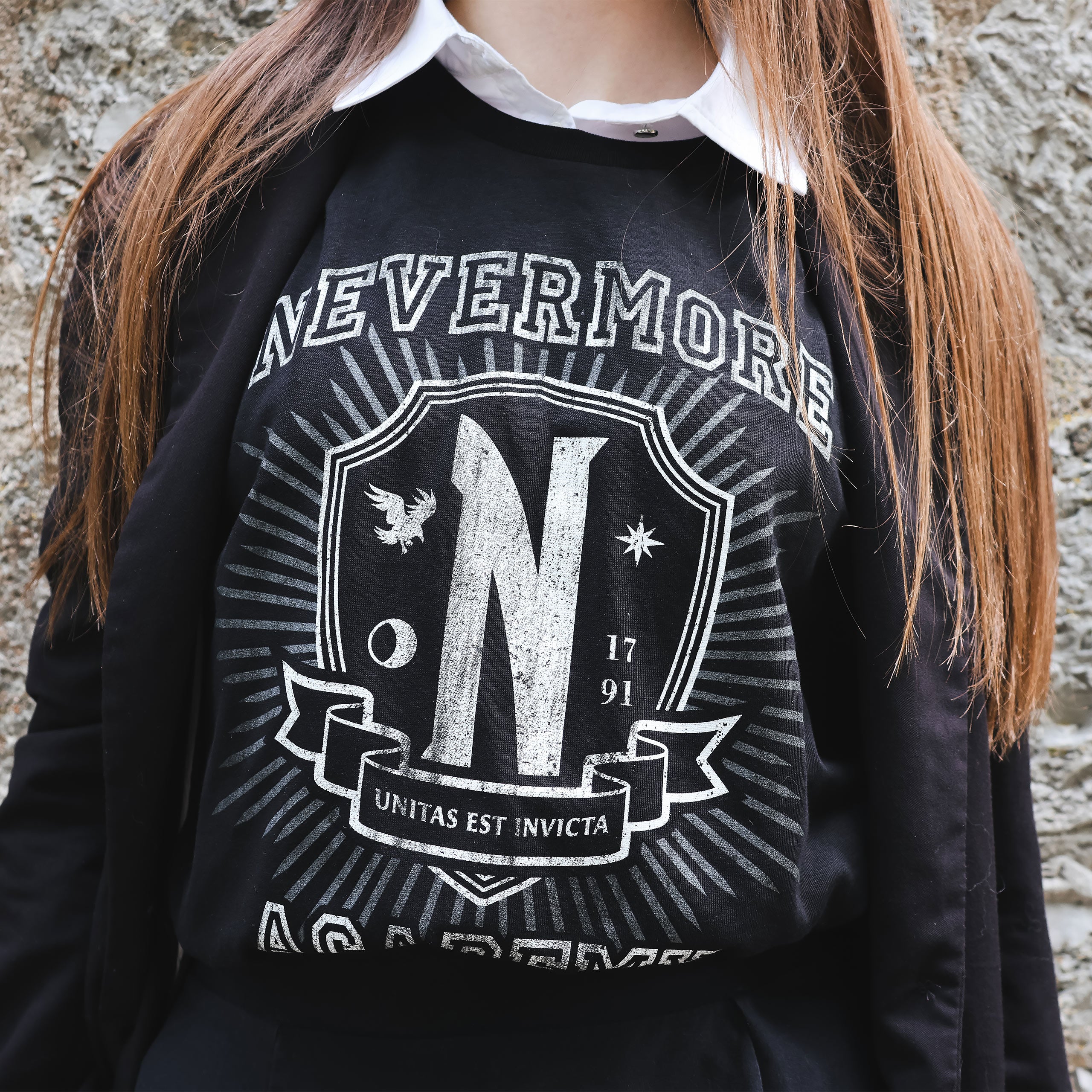 Zdjęcie produktu Wednesday - Nevermore Academy T-Shirt czarne