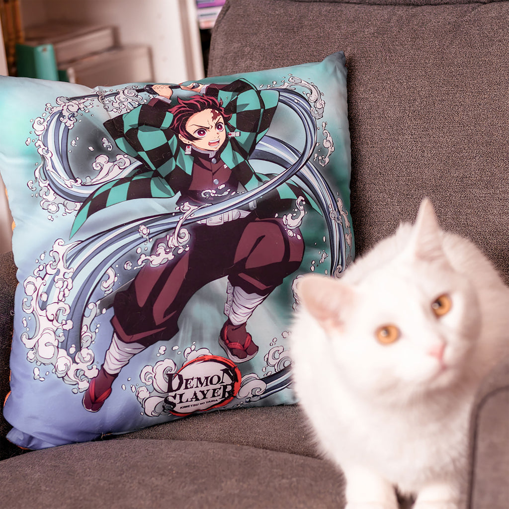 Zdjęcie produktu Demon Slayer - Poduszka Tanjiro Kamado i Kyojuro Rengoku