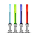 Zdjęcie produktu Star Wars - LEGO długopisy żelowe w kształcie mieczy świetlnych, zestaw 4 szt.