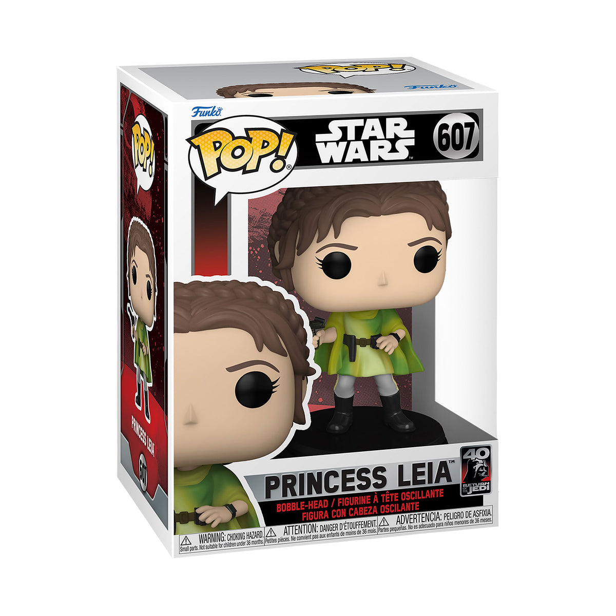 Zdjęcie produktu Star Wars - Księżniczka Leia 40th Anniversary Funko Pop figurka z ruchomą głową