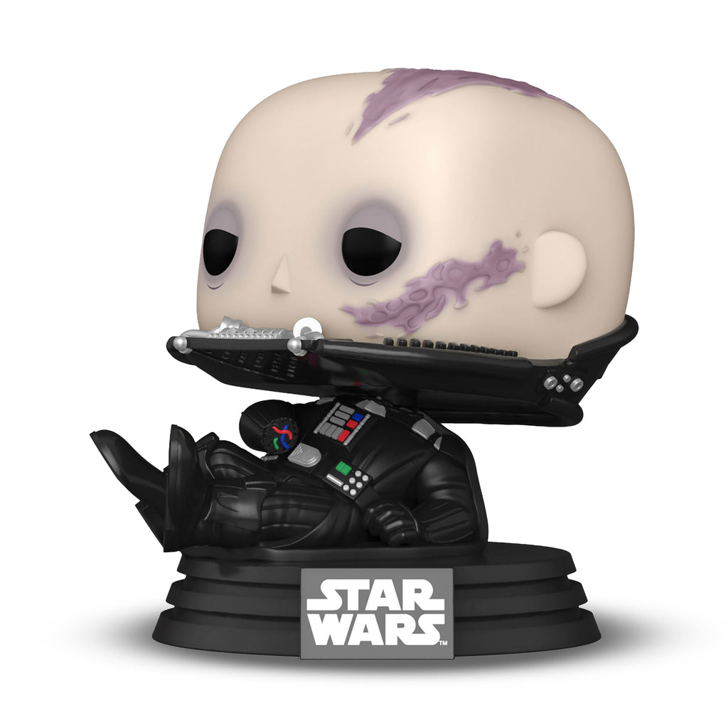 Zdjęcie produktu Star Wars - Darth Vader bez maski 40-lecie Funko Pop figurka z kiwającą głową