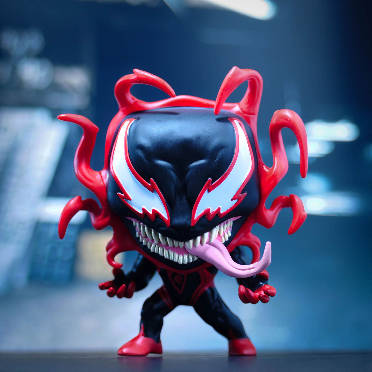 Zdjęcie produktu Spider-Man - Miles Morales (Venom/Carnage) Funko Pop Figurka z ruchomą głową